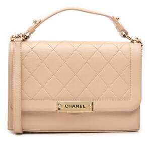 Chanel Label Click Flap Bag Quilted #246042C24B